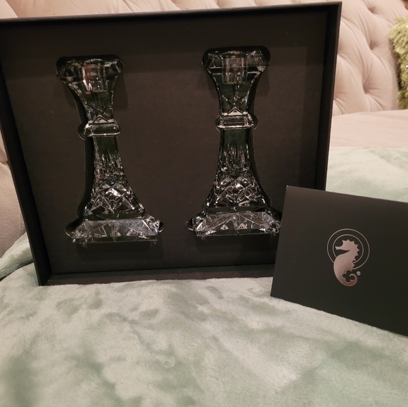 Waterford Candle Stick Pair - Picture 3 of 8